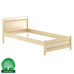Posteľ borovica LK125–100x200 surová vyobraziť