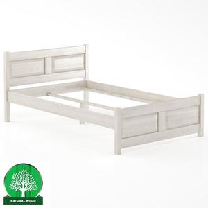Posteľ buková LK109–140x200 bielený vyobraziť