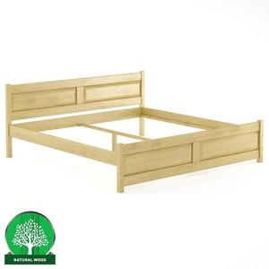 Posteľ buková LK109–200x200 prírodné vyobraziť