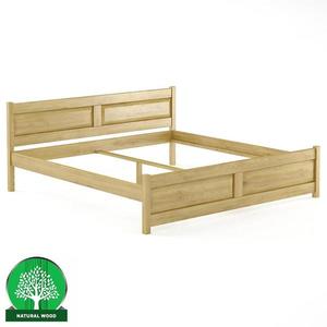 Posteľ buková LK109–200x200 rustikal vyobraziť