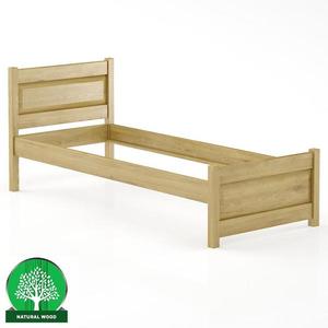 Posteľ buková LK120–90x200 rustikal vyobraziť