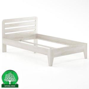 Posteľ buková LK189–120x200 bielený vyobraziť