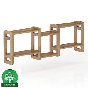 Polička borovica PK103-130x44x19 dub vyobraziť