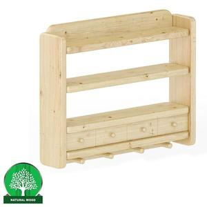 Polička borovica PK118-50x40x10 surová vyobraziť