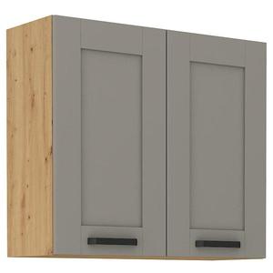 Kuchynská skrinka Luna claygrey/artisan 80G-72 2F vyobraziť