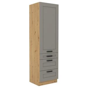 Kuchynská skrinka Luna claygrey/artisan 60DKS-210 3S 1F vyobraziť