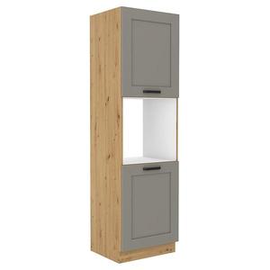 Kuchynská skrinka Luna claygrey/artisan 60DP-210 2F vyobraziť