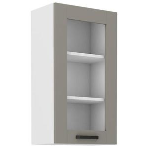 Kuchynská skrinka Luna claygrey/biela 40GS-90 1F vyobraziť