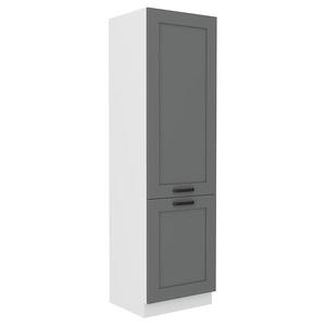 Kuchynská skrinka Luna dustgrey/biela 60DK-210 2F vyobraziť