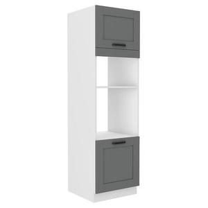 Kuchynská skrinka Luna dustgrey/biela 60DMP-210 2F vyobraziť