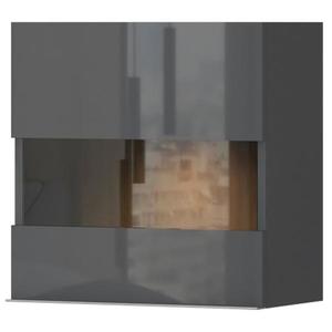 Závesná skrinka Onyx VK55-1KS/ON lakované anthracite/pacific walnut vyobraziť