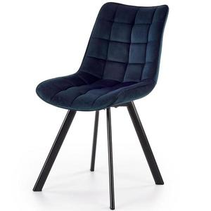 Stolička K332 Velvet/Kov Granátowy vyobraziť