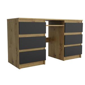 Písací stôl Leo III artisan/čierna vyobraziť