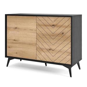 Komoda Diamond K104 dub evoke/čierna vyobraziť