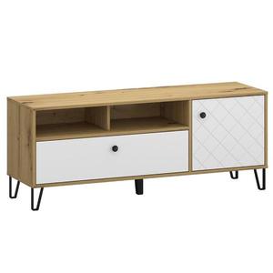 TV Stolík Sorrento B 2d Dub Artisan/Biely vyobraziť