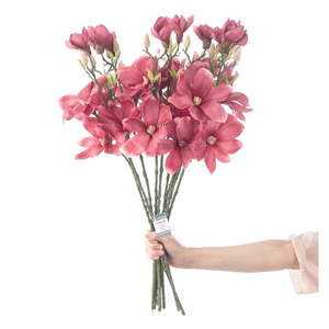 Umelé kvety v súprave 10 ks (výška 69 cm) Magnolia – Restilo vyobraziť