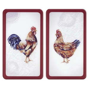 Kryty na sporák z tvrdeného skla v súprave 2 ks 52x30 cm Farm – Wenko vyobraziť
