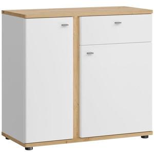 Komoda Avila 2D1S AILK02 biela/dub artisan vyobraziť