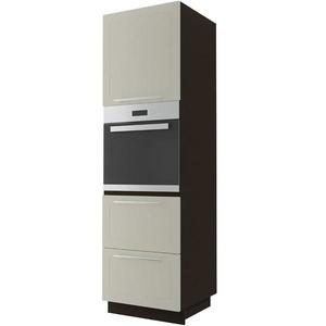 Kuchynská skrinka D14RU/2E - 356 Quantum vanilla mat/lava vyobraziť