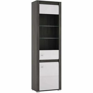 Vitrina Sevilla typ 01 1d nórske borovice/ biela vyobraziť