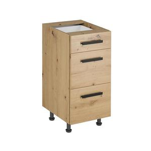 Skrinka do kuchyne Langen d40s3 úchyt dub artisan vyobraziť