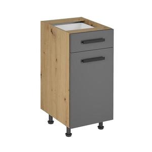Skrinka do kuchyne Langen d40s1 úchyt grey vyobraziť