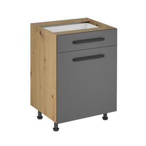 Skrinka do kuchyne Langen d60s1 úchyt grey vyobraziť