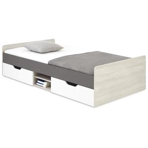 Posteľ 120 Remo RM16 dub wilton/biela/antracit vyobraziť