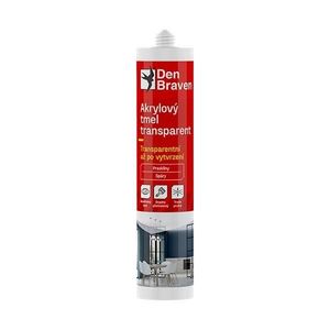 Den Braven Akrylový tmel transparent 280ml vyobraziť