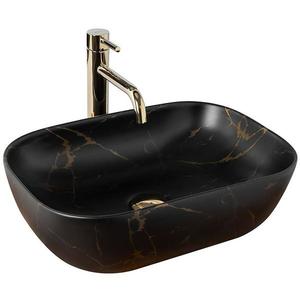 Umývadlo na dosku Belinda Black Marble Mat vyobraziť