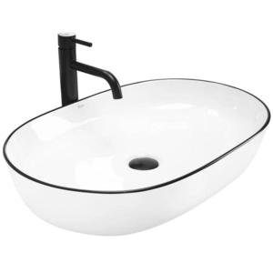 Umývadlo na dosku Cleo 61 Black Edge vyobraziť