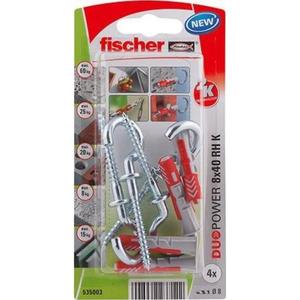 Fischer Univerzálna hmoždinka Duopower s okrúhlym hákom 8x40 RH K vyobraziť