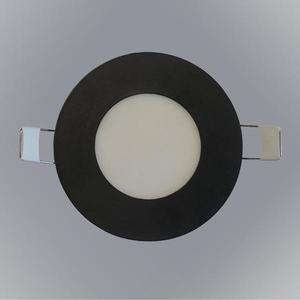 Kruhový LED panel 3W 4200K okrúhly čierny vyobraziť