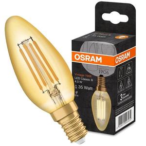Žiarovka LED OSRAM B35 E14 4W 2400K vyobraziť