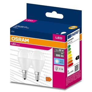 Žiarovka LED OSRAM E14 P45 7W 4000K 2ks vyobraziť