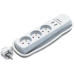 Predlžovací kábel 3gn z/u 2gn nabíjanie usb 5vdc /1000ma vyobraziť