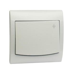 Vypínač krížový biely LP-4V vyobraziť