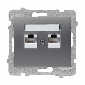 Sieťová Zásuvka RJ45 GPK-2D/M.GR Sigma vyobraziť