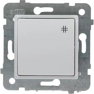 Vypínač krížový biely LP-4Q/M vyobraziť