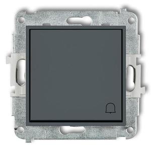 Vypínač zvonček grafit mat 28MWP-4 mini vyobraziť