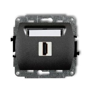DHDMI-1 Grafitová zásuvka HDMI vyobraziť