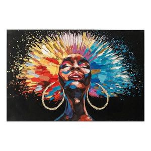 Obraz na plátne 80x120 Žena – graffiti vyobraziť