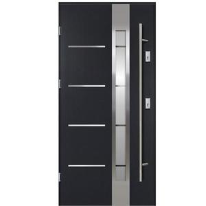 Dvere vchodové LUNA S68 90L Antracit vyobraziť