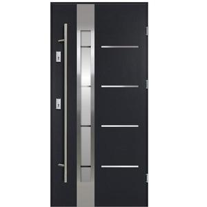 Dvere vchodové LUNA S68 90P Antracit vyobraziť