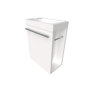 Kúpeľňová zostava WC MARI 40CM 1D BIELA vyobraziť