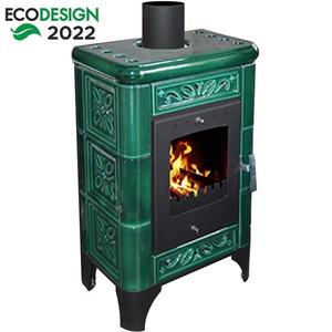 Krbové kachle Belluno II green 6kw vyobraziť