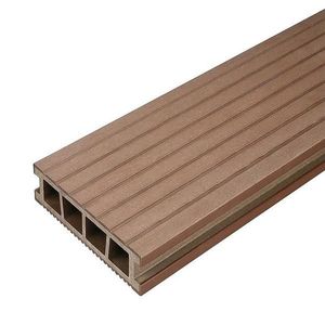 Brúsená kompozitná terasová doska Bergdeck gaštan 2400x150x25mm vyobraziť