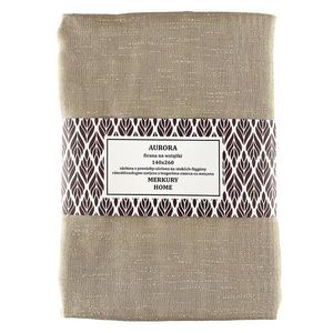Záclona na šnurovanie AURORA polyester béžová 140x260 Merkury Home vyobraziť