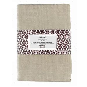 Záclona na páske AURORA polyester béžová 140x260 Merkury Home vyobraziť