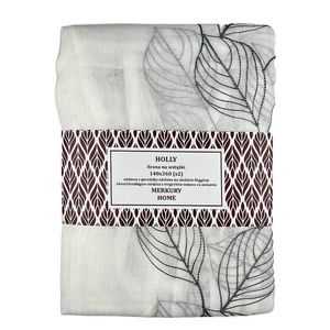 Záclona na stuhách Holly polyester tmavo šedá 140x260 Merkury Home II/22 vyobraziť